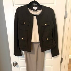 NWT olive green stylist jacket